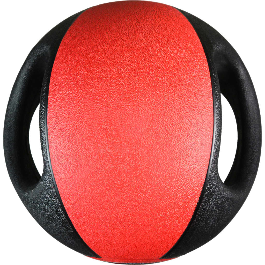 Pure2Improve Medicijnbal Met Handvatten 8 Kg Rood