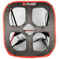 Pure2Improve Golftrainingsnet Pop-Up 82X80X88Cm Zwart En Rood