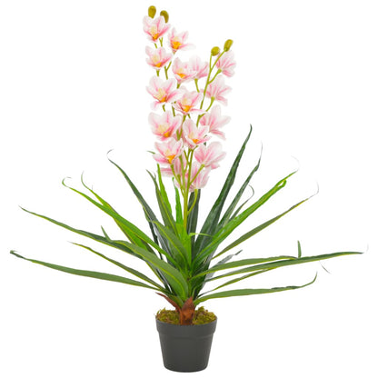 Kunstplant Met Pot Orchidee 90 Cm Roze