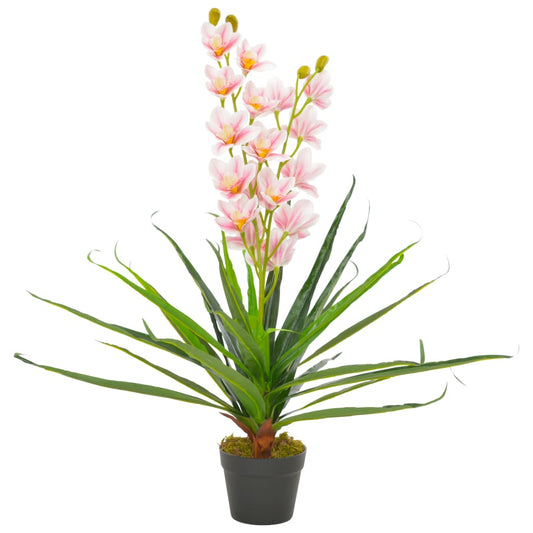 Kunstplant Met Pot Orchidee 90 Cm Roze