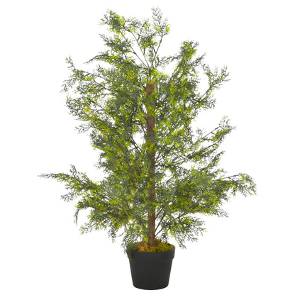 Kunstplant Met Pot Cipresboom 90 Cm Groen