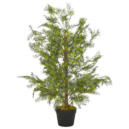 Kunstplant Met Pot Cipresboom 90 Cm Groen
