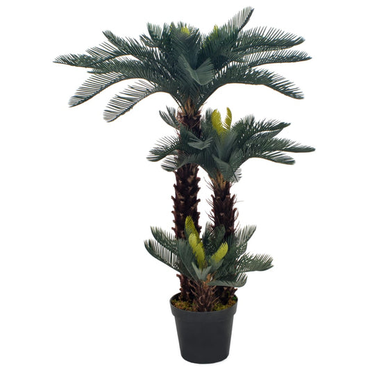 Kunstplant Met Pot Cycaspalm 125 Cm Groen