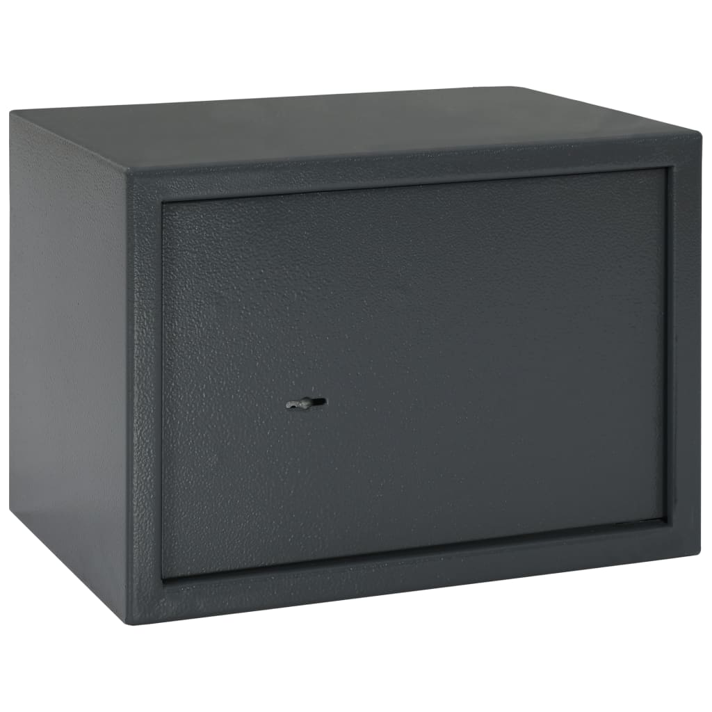 Kluis Mechanisch 35X25X25 Cm Staal Donkergrijs