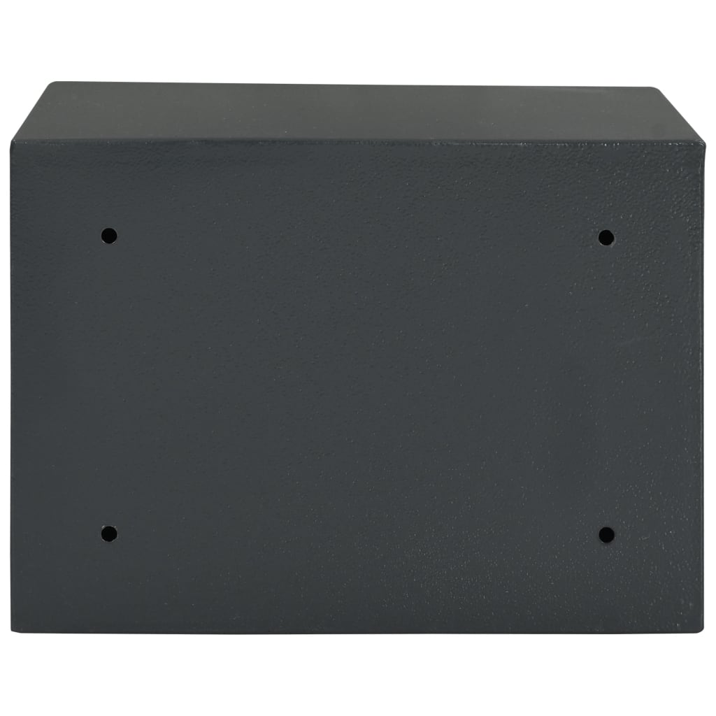 Kluis Mechanisch 35X25X25 Cm Staal Donkergrijs