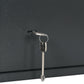 Kluis Mechanisch 35X25X25 Cm Staal Donkergrijs