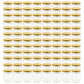 Jampotten Met Goudkleurige Deksels 96 St 230 Ml Glas