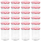 Jampotten Met Wit Met Rode Deksels 24 St 400 Ml Glas