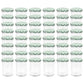 Jampotten Met Wit Met Groene Deksels 48 St 400 Ml Glas