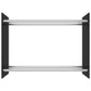 Haardhoutrek 80X35X60 Cm Glas Zwart