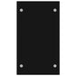 Haardhoutrek 80X35X60 Cm Glas Zwart