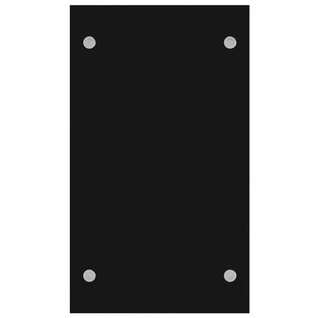 Haardhoutrek 80X35X60 Cm Glas Zwart