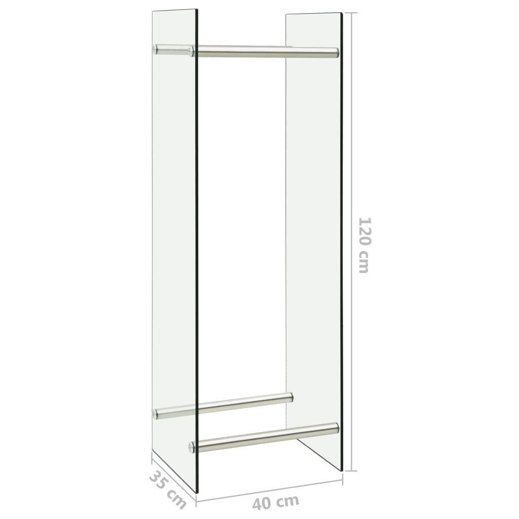 Haardhoutrek 40X35X120 Cm Glas Transparant