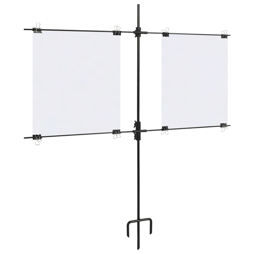 Targetkaartstandaard Met Schietkaarten 78X76 Cm Staal