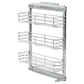 Draadmand Keuken Uittrekbaar 3-Laags 47X11X56 Cm Zilverkleurig