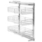 Draadmand Keuken Uittrekbaar 3-Laags 47X25X56 Cm Zilverkleurig