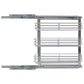 Draadmand Keuken Uittrekbaar 3-Laags 47X25X56 Cm Zilverkleurig