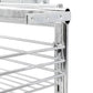 Draadmand Keuken Uittrekbaar 3-Laags 47X25X56 Cm Zilverkleurig