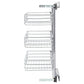 Draadmand Keuken Uittrekbaar 3-Laags 47X25X56 Cm Zilverkleurig
