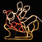 Kerstverlichting 4 Rendieren En Slee 500X10X80 Cm