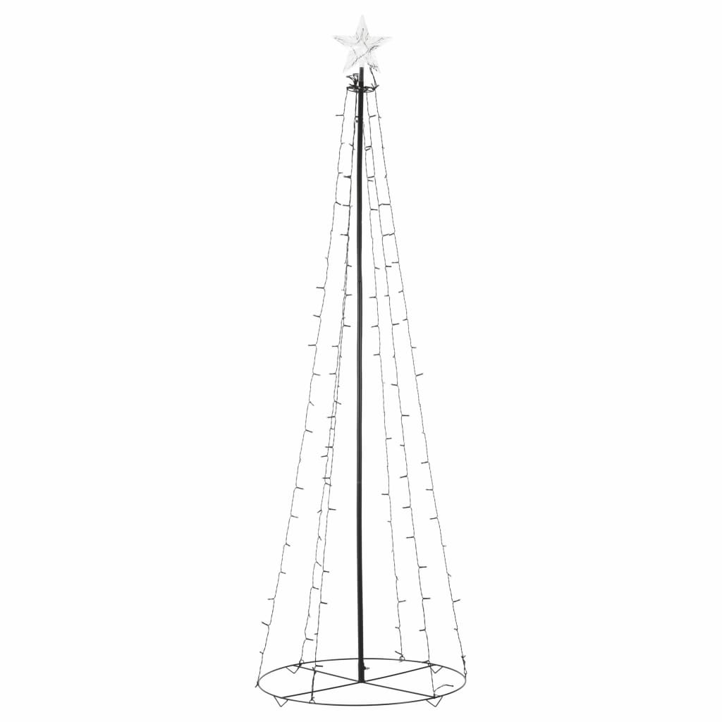 Kegelkerstboom 140 Led's Binnen En Buiten 72X240 Cm