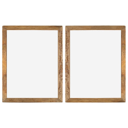 Fotolijsten 2 St 90X70 Cm Massief Gerecycled Hout En Glas