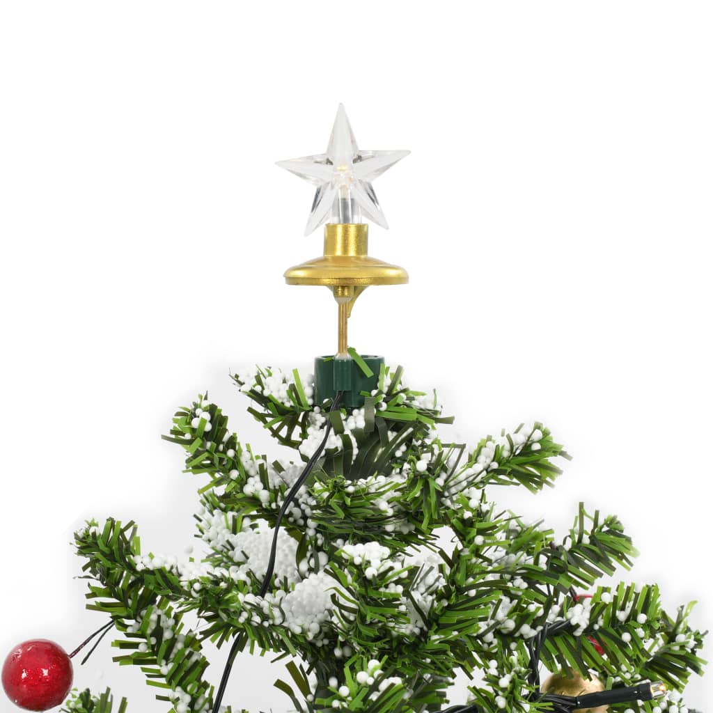 Kerstboom Sneeuwend Met Paraplubasis 75 Cm Groen