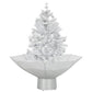 Kerstboom Sneeuwend Met Paraplubasis 75 Cm Wit