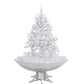 Kerstboom Sneeuwend Met Paraplubasis 140 Cm Wit