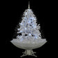 Kerstboom Sneeuwend Met Paraplubasis 140 Cm Wit
