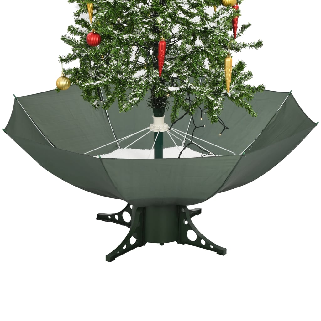 Kerstboom Sneeuwend Met Paraplubasis 170 Cm Groen