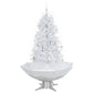 Kerstboom Sneeuwend Met Paraplubasis 170 Cm Wit