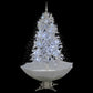 Kerstboom Sneeuwend Met Paraplubasis 170 Cm Wit