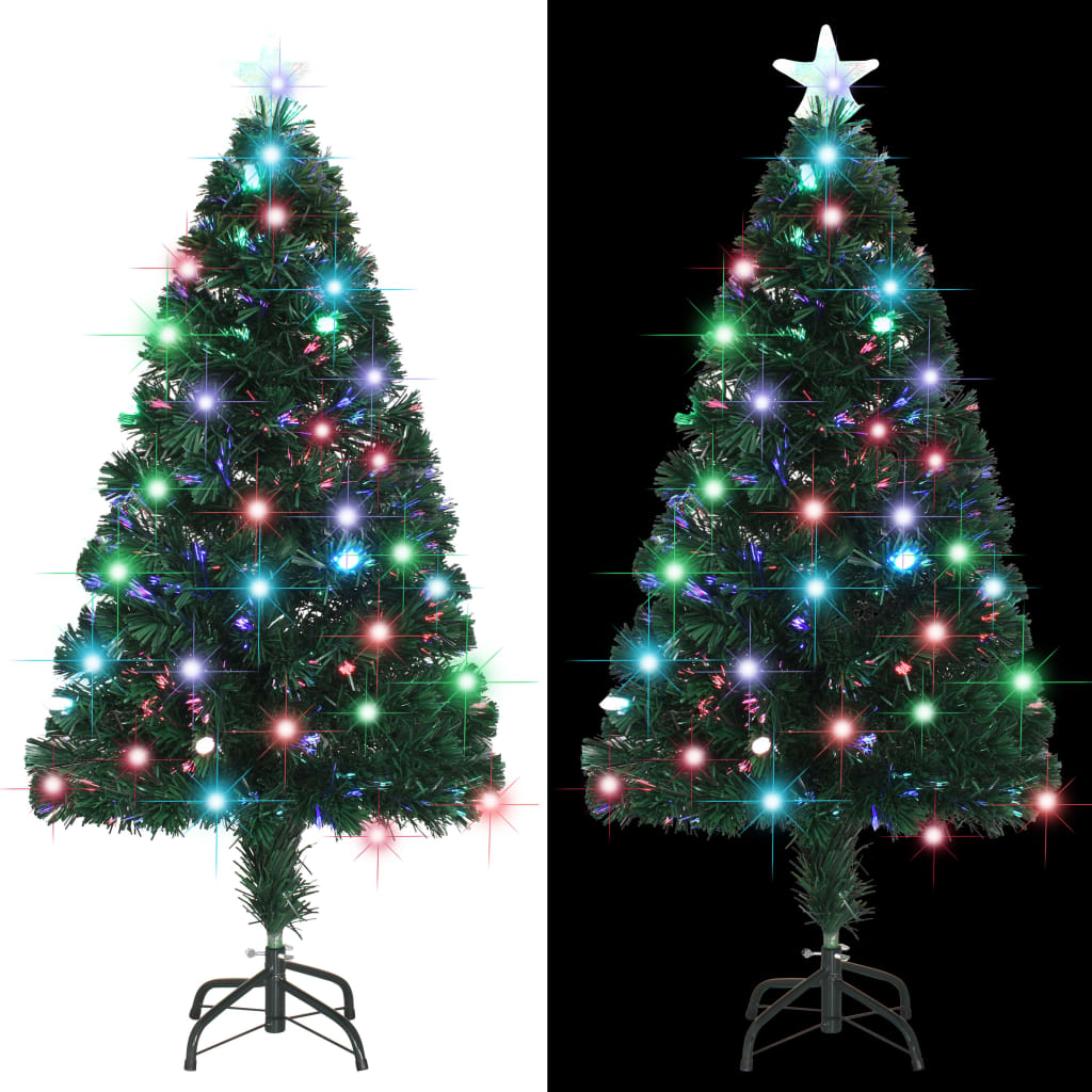 Kunstkerstboom Met Standaard/Led 120 Cm Glasvezel