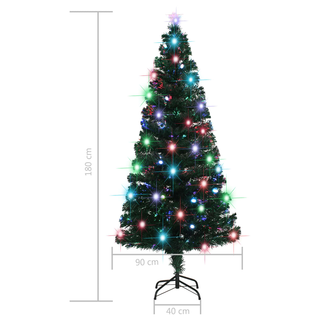 Kunstkerstboom Met Standaard/Led 180 Cm Glasvezel
