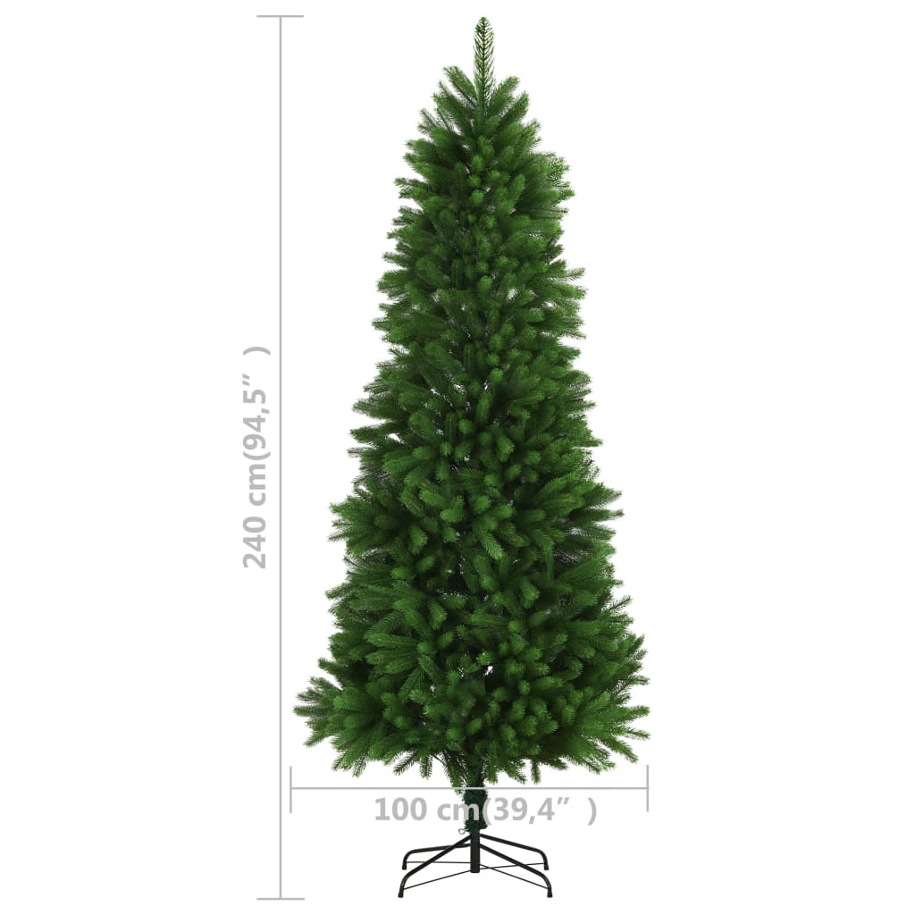 Kunstkerstboom Met Levensechte Naalden 240 Cm Groen