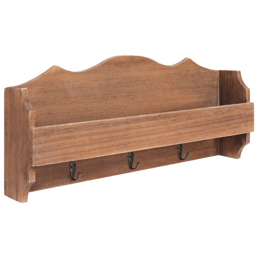 Wandkapstok 50X10X23 Cm Hout Bruin