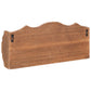 Wandkapstok 50X10X23 Cm Hout Bruin