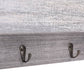 Wandkapstok 50X10X23 Cm Hout Grijs
