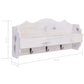 Wandkapstok 50X10X23 Cm Hout Wit