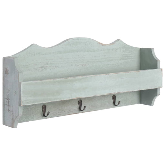 Wandkapstok 50X10X23 Cm Hout Groen