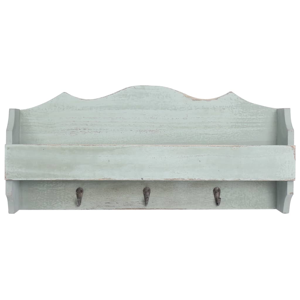 Wandkapstok 50X10X23 Cm Hout Groen