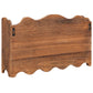 Wandkapstok 50X10X30 Cm Hout Bruin