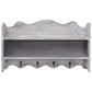 Wandkapstok 50X10X30 Cm Hout Grijs