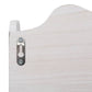 Wandkapstok 50X10X30 Cm Hout Wit