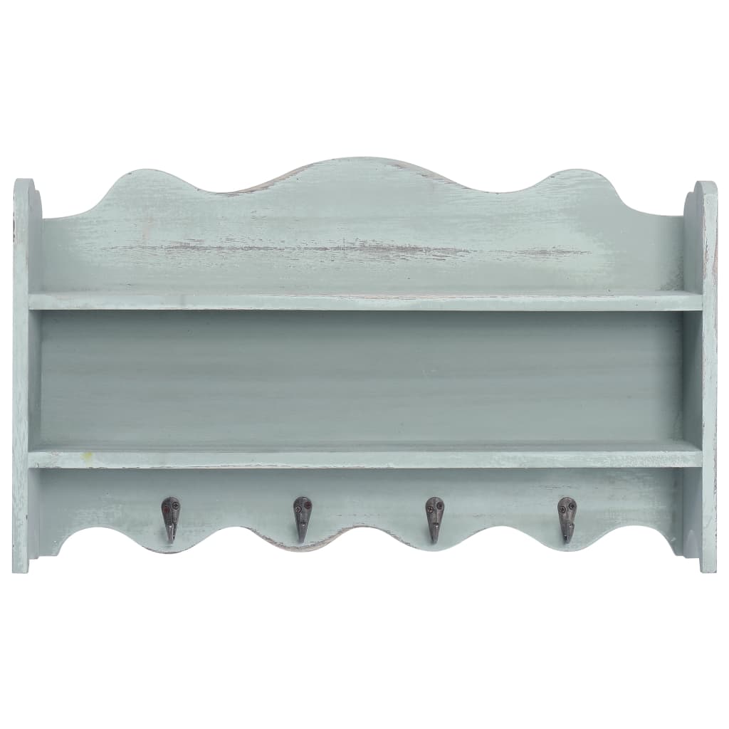 Wandkapstok 50X10X30 Cm Hout Groen