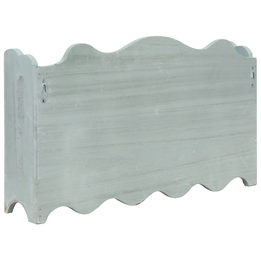 Wandkapstok 50X10X30 Cm Hout Groen