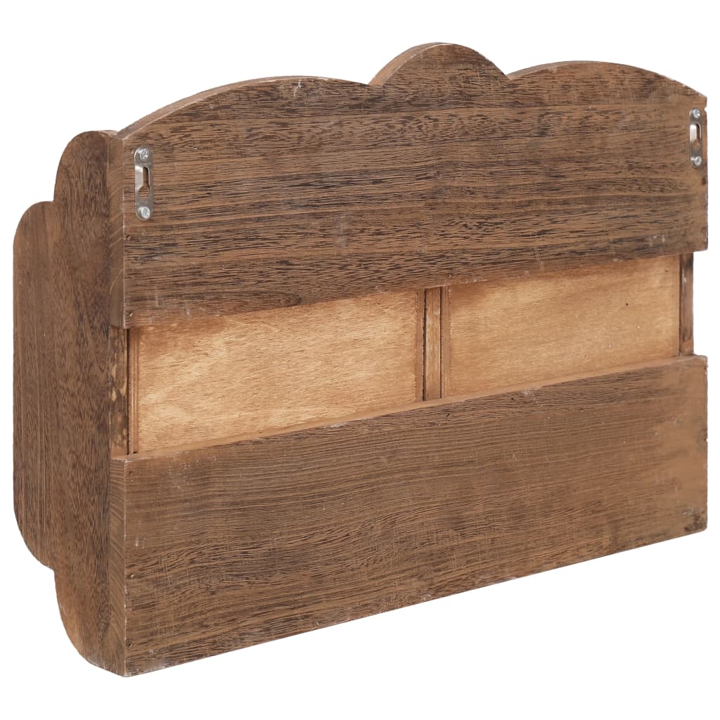 Wandkapstok 50X10X34 Cm Hout Bruin