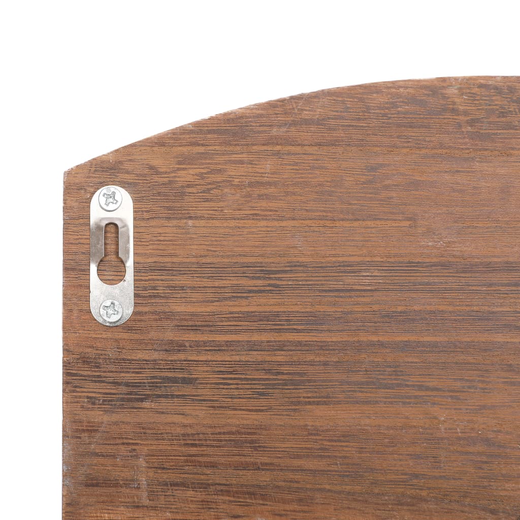 Wandkapstok 50X10X34 Cm Hout Bruin