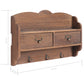 Wandkapstok 50X10X34 Cm Hout Bruin